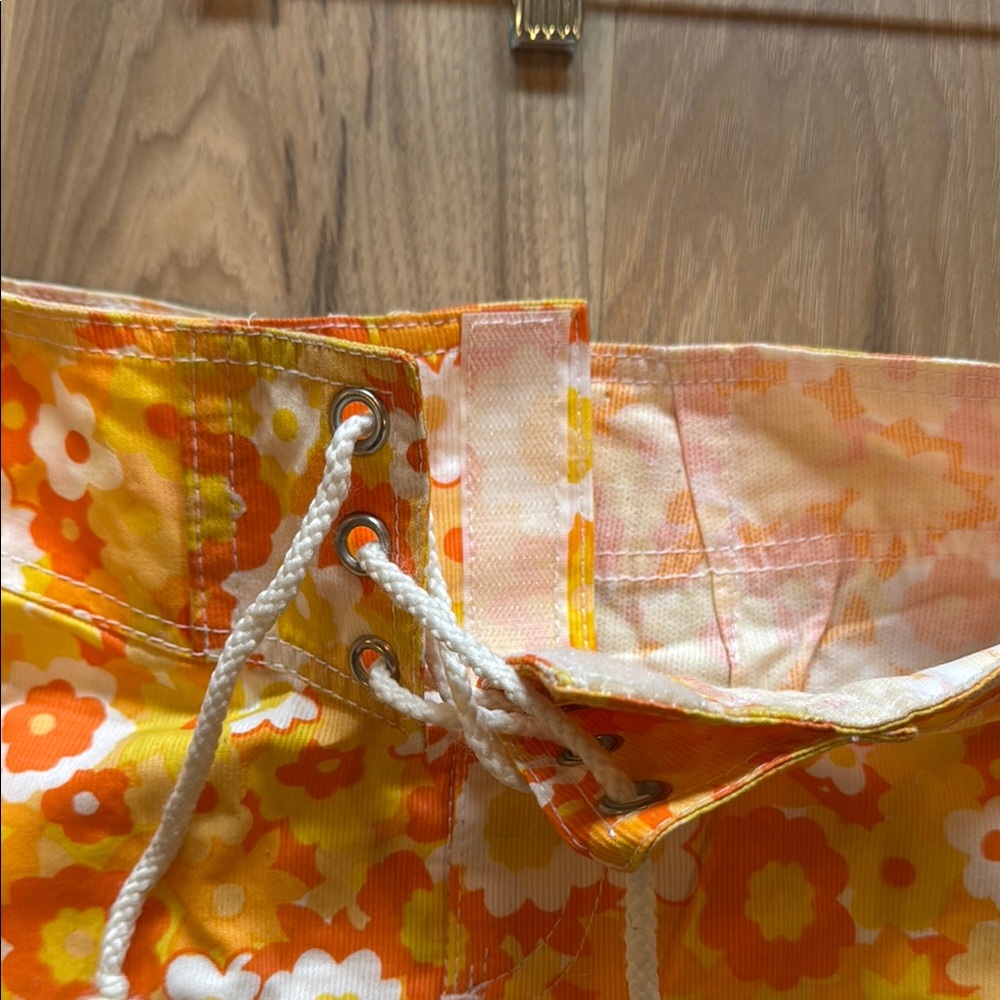 Floral Yellow and Orange Skirt - Picture 4 of 5